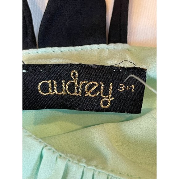 Audrey Womens Halter Mini Dress DH9721 Strappy Back Summer Sleeveless Sky Blue M - Picture 5 of 6